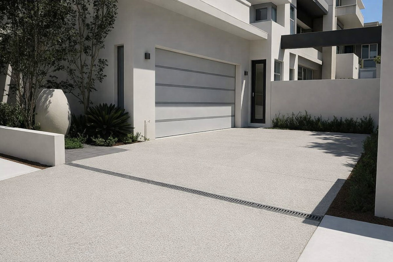 Concrete driveway building in San Rafael, CA