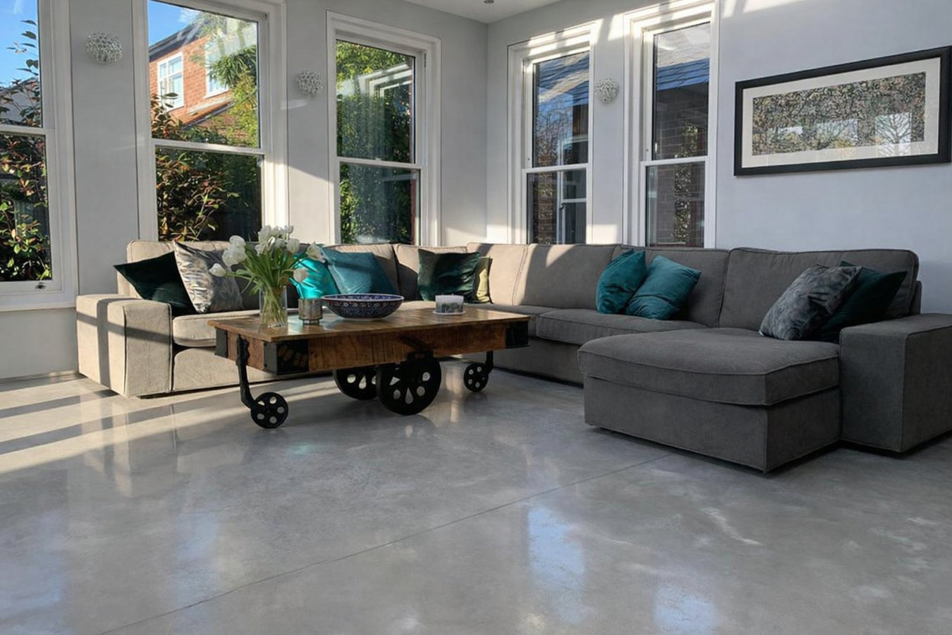 Concrete floor installation in San Rafael, CA