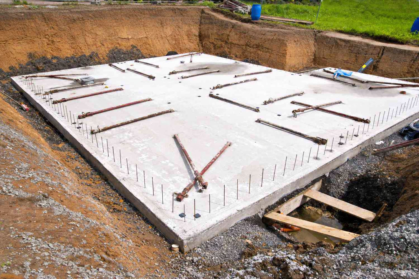 Concrete footings in San Rafael, CA