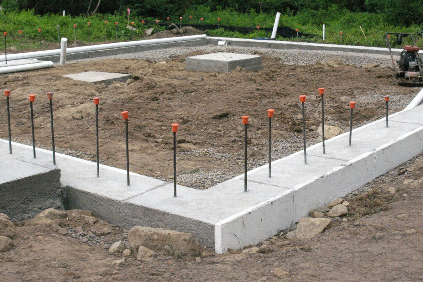 Concrete footings in San Rafael, CA