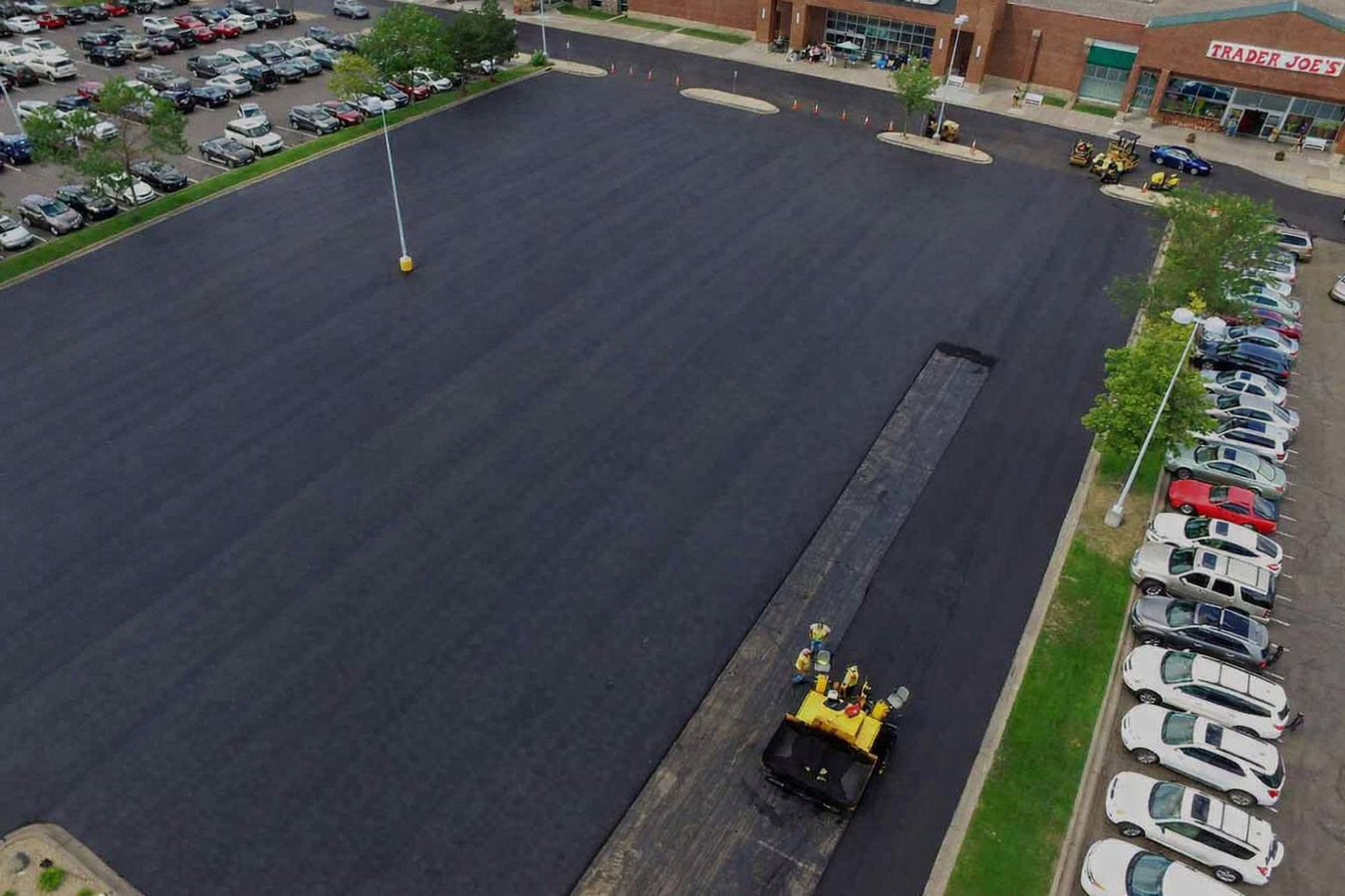Concrete parking lot building in San Rafael, CA