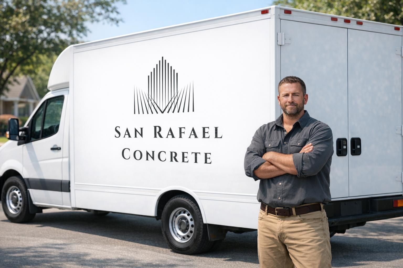 Professional concrete contractor work in San Rafael, CA