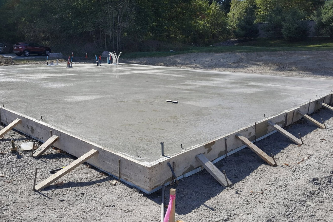Slab foundation building in San Rafael, CA